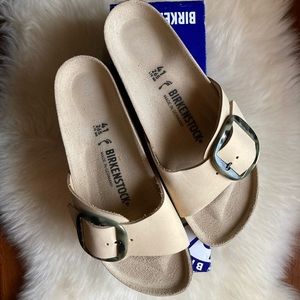 Birkenstock Madrid Big Buckle Almond